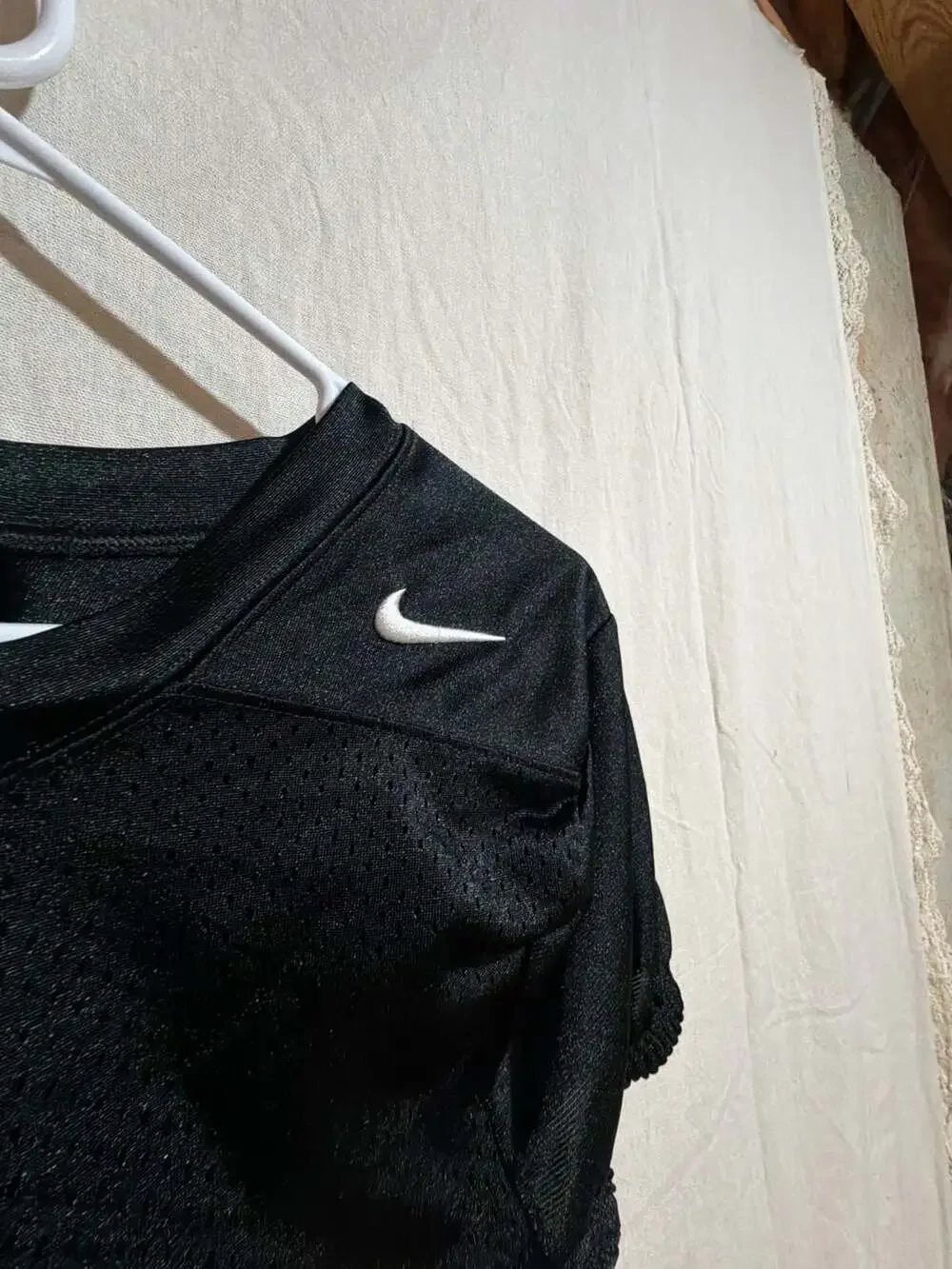 Nike Youth Recruit Practice Dri-FIT Mesh Football Jersey Black